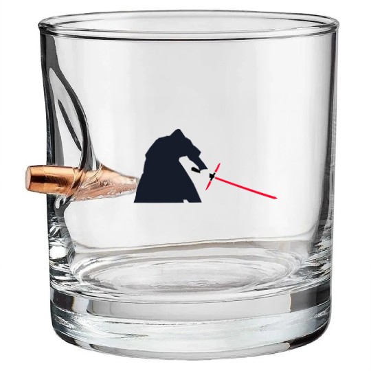 Kylo Ren Lightsaber Bullet Whiskey Glasses