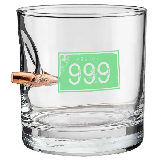 999 Punk Damned Buzzcocks Bullet Whiskey Glasses