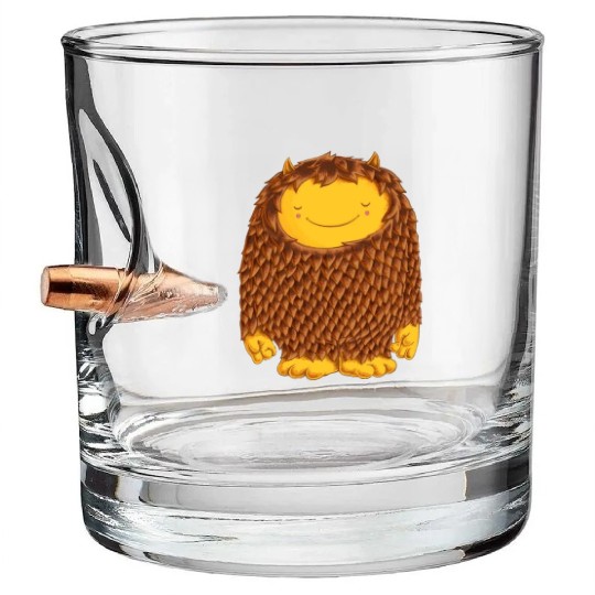 Friendly Brown Monster Bullet Whiskey Glasses