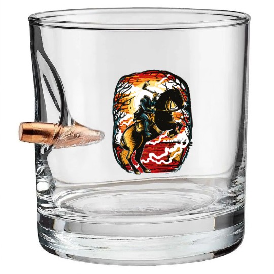 Headless Horseman Bullet Whiskey Glasses