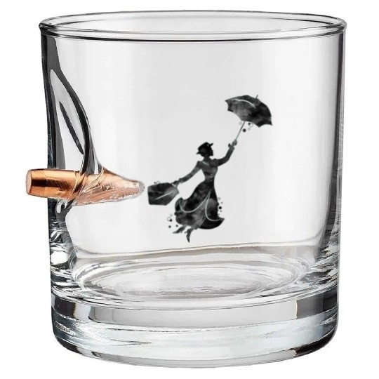 Mary Poppins Bullet Whiskey Glasses