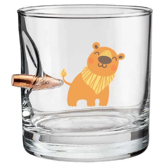Baby lion Bullet Whiskey Glasses