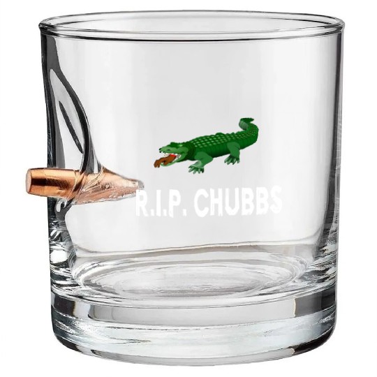 R.I.P. Chubbs - Happy Gilmore Bullet Whiskey Glasses