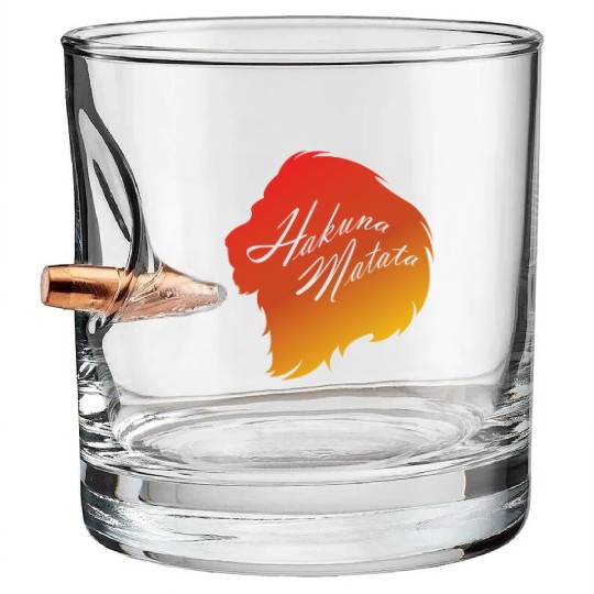 Hakuna Matata Bullet Whiskey Glasses