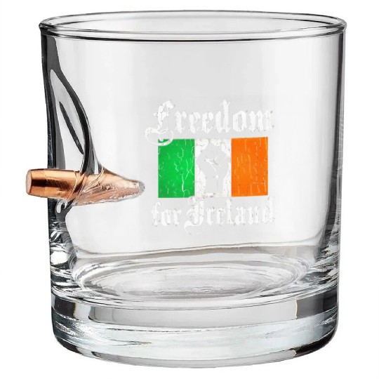 freedom for ireland Bullet Whiskey Glasses