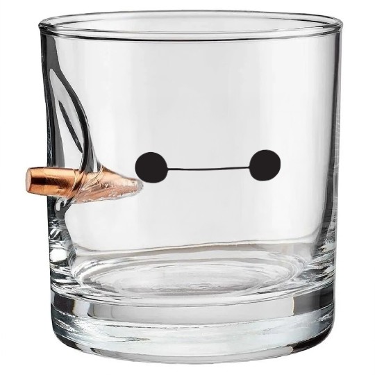 Disney Movie Big Hero 6 Baymax Eyes Bullet Whiskey Glasses Illuminati