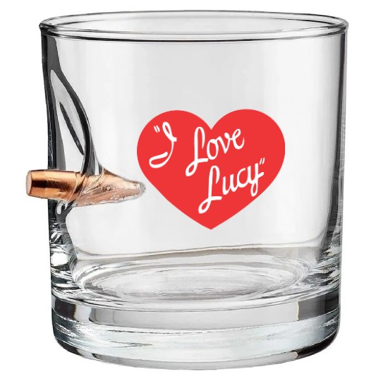 I Love Lucy Bullet Whiskey Glasses