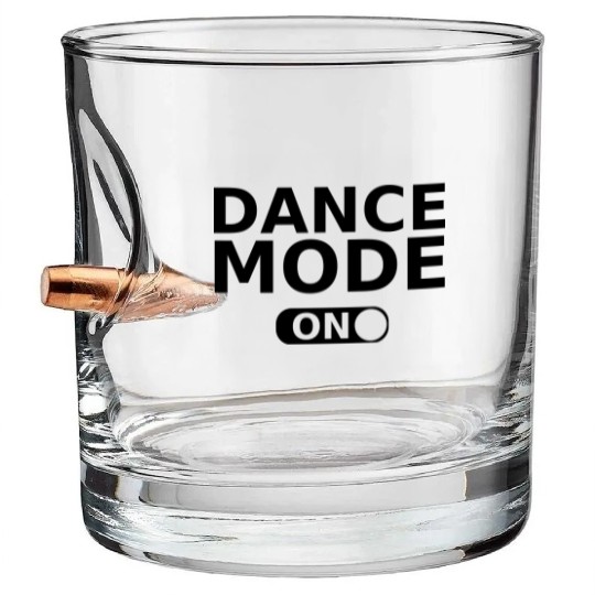 Ballet Dance Dancer gift dance mode on Bullet Whiskey Glasses