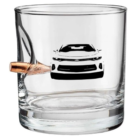 CAMARO ART Bullet Whiskey Glasses