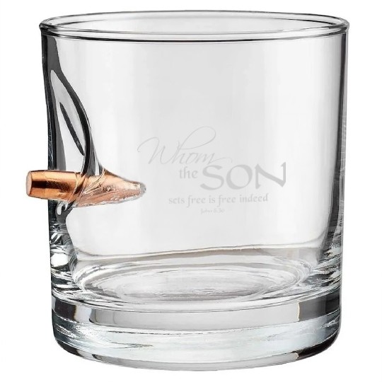 Free Indeed Bullet Whiskey Glasses
