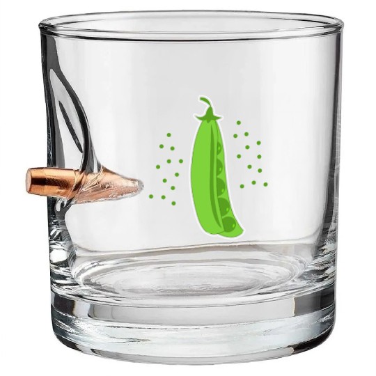 Pea Pod Vegetable Bullet Whiskey Glasses