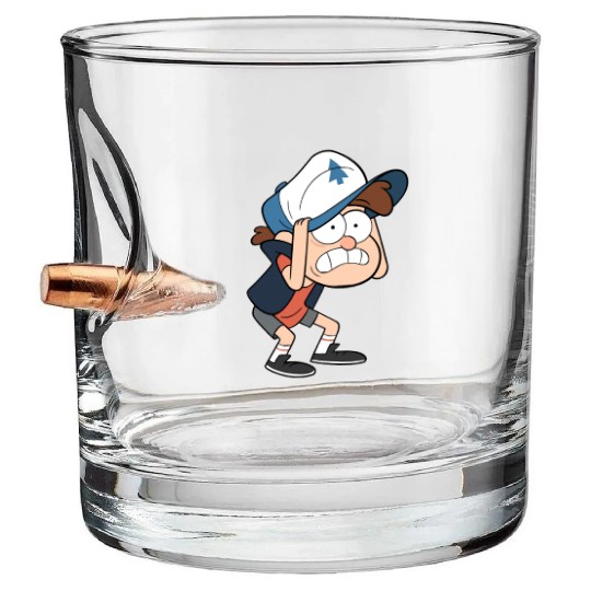 Gravity Falls Bullet Whiskey Glasses