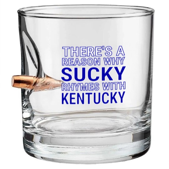 Sucky Kentucky Bullet Whiskey Glasses