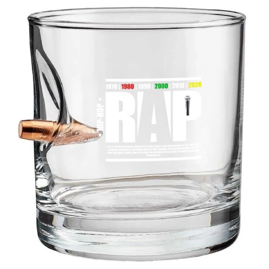 Hip-Hop Collection "Rap" Bullet Whiskey Glasses
