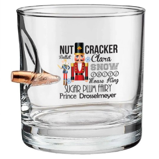 Nutcracker Ballet Bullet Whiskey Glasses - Dance