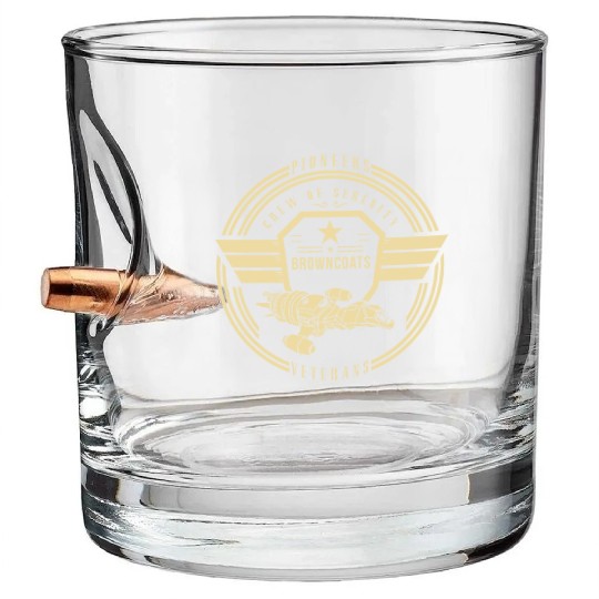 Crew of Serenity Firefly Bullet Whiskey Glasses