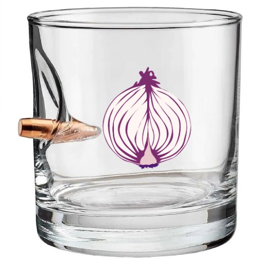 Red Onion Bullet Whiskey Glasses