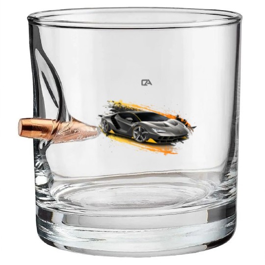 RACE CAR CENTENARIO Bullet Whiskey Glasses
