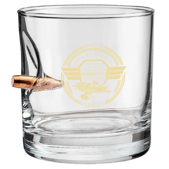 Crew of Serenity Firefly Bullet Whiskey Glasses