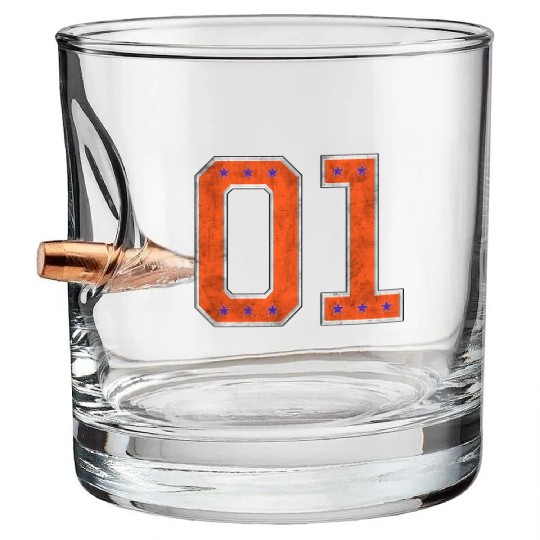01 General Lee Style Bullet Whiskey Glasses