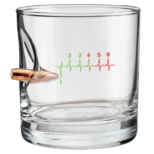 Motorcycle Bullet Whiskey Glasses