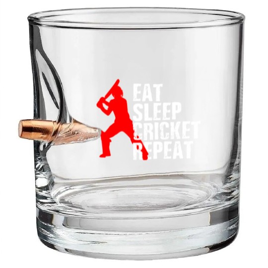 Cricket Cricket Cricket Bullet Whiskey Glasses
