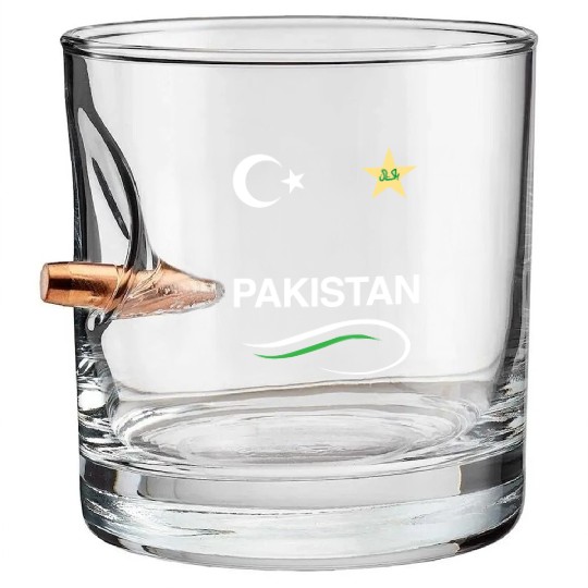 Pakistan Cricket Team Bullet Whiskey Glasses Fans Jersey