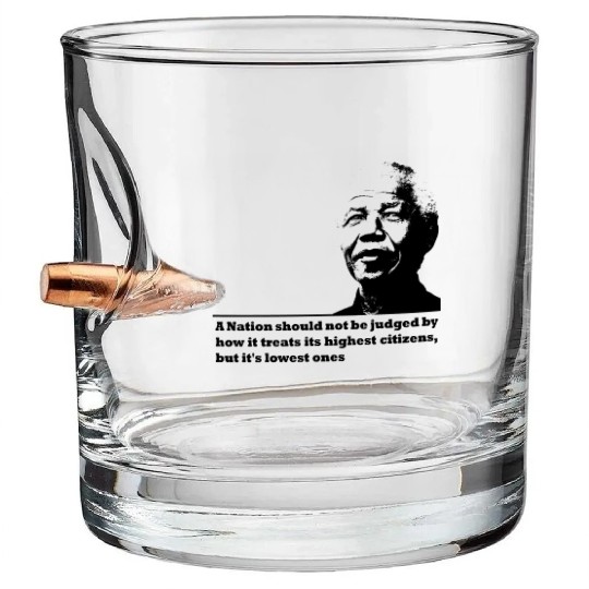 Nelson Mandela Bullet Whiskey Glasses