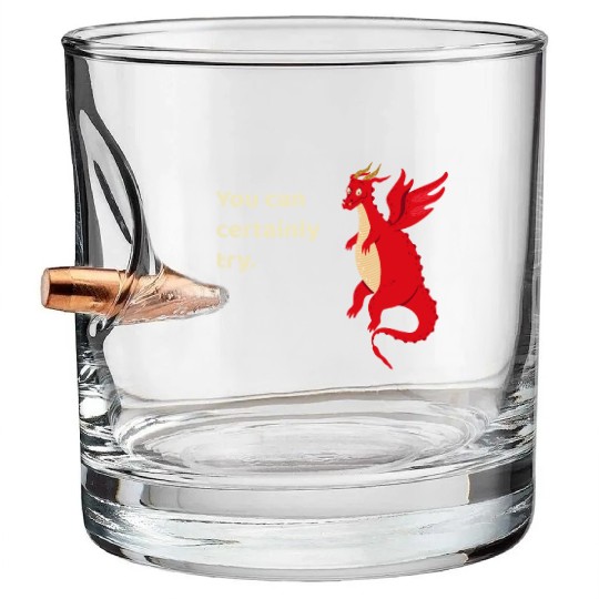 You Can Certainly Try Red Dragon Bullet Whiskey Glasses