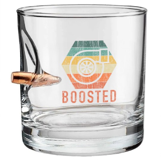 Turbo Car Boosted Bullet Whiskey Glasses