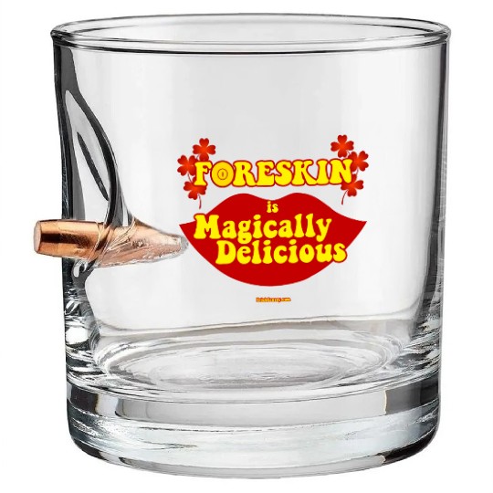 "Magically Delicious" by Trish Causey Bullet Whiskey Glasses