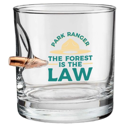 Park Ranger Law Gift Bullet Whiskey Glasses