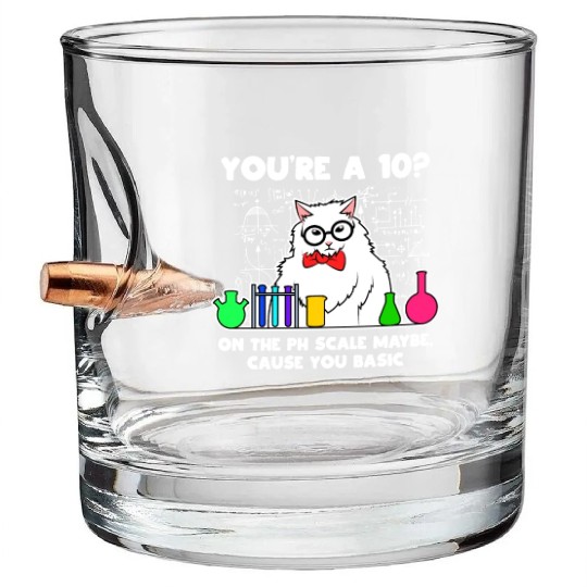 Chemistry Nerd Ph Bullet Whiskey Glasses