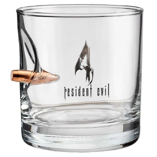 Resident Evil 4 - Logo Bullet Whiskey Glasses