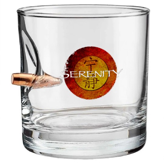 Firefly Serenity Shield Bullet Whiskey Glasses