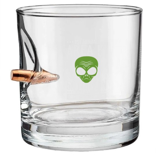 Area 51 Alien Fun run Bullet Whiskey Glasses