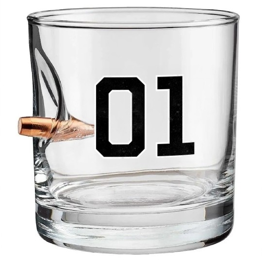 01 General Lee Bullet Whiskey Glasses