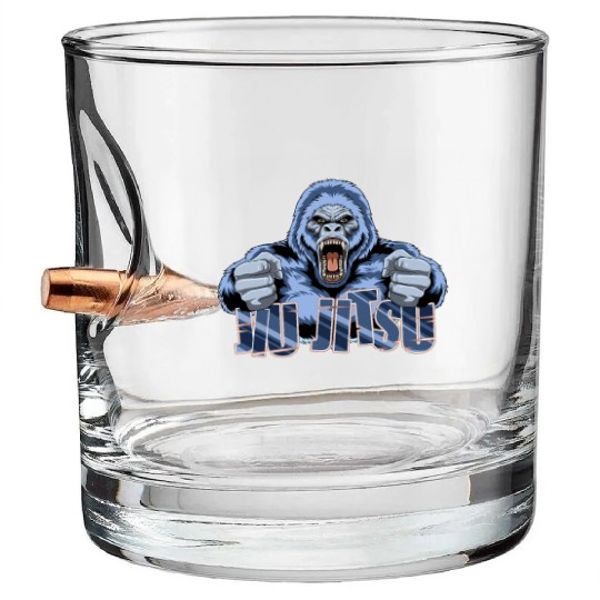 BJJ Gorilla - BJJ Jiu-Jitsu, Grappling and MMA Bullet Whiskey Glasses