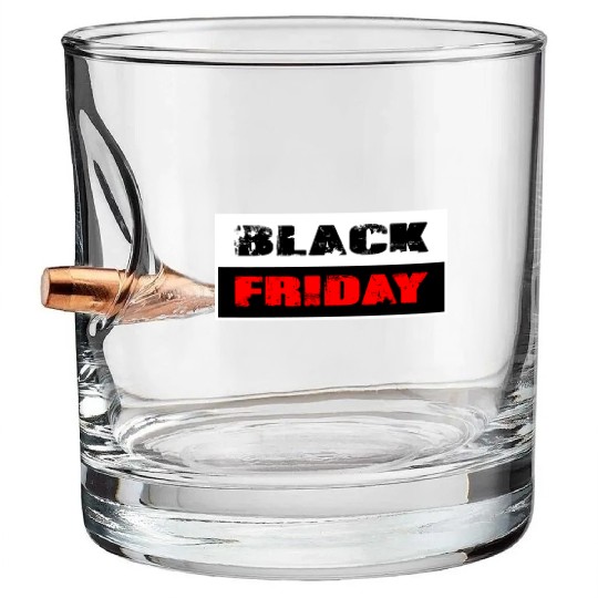 Black Friday Bullet Whiskey Glasses