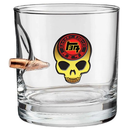 Retro TEQ Toyota Japan Bullet Whiskey Glasses