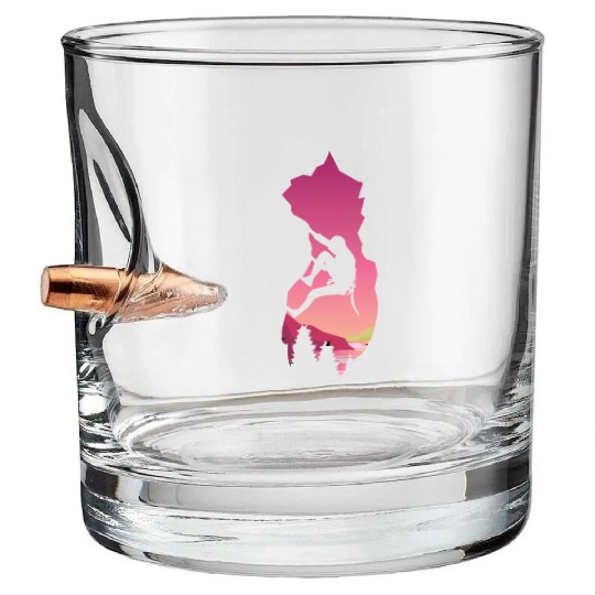 Rock Climbing Bullet Whiskey Glasses