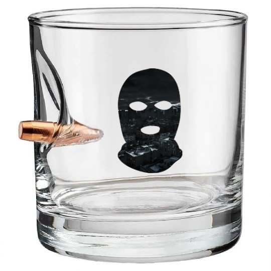 Crime in the City Bullet Whiskey Glasses