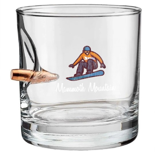 Mammoth Mountain Bullet Whiskey Glasses