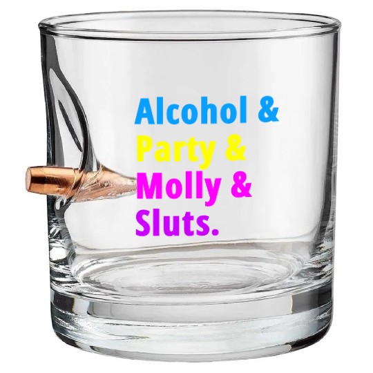 Alcohol Party Molly Sluts Bullet Whiskey Glasses