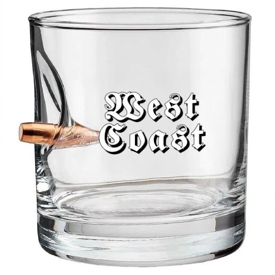West Coast Fraktur Bullet Whiskey Glasses