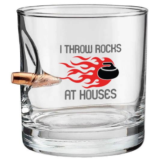 Curling Bullet Whiskey Glasses