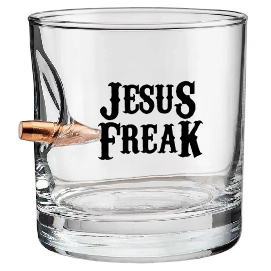 Jesus freak Bullet Whiskey Glasses