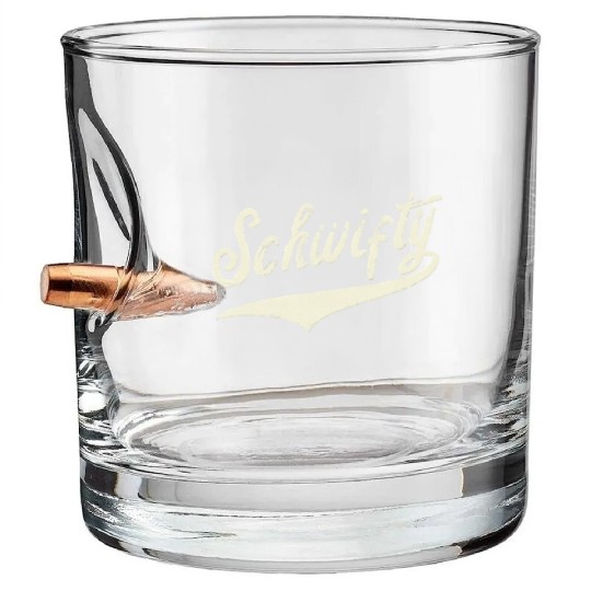 Mademark and Rickandmorty Fan Art Team Schwifty Bullet Whiskey Glasses