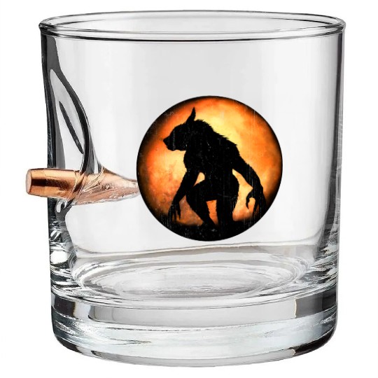 Werewolf Bullet Whiskey Glasses