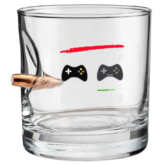 Leveling Up to Big Brother Bullet Whiskey Glasses 2020 Video Game